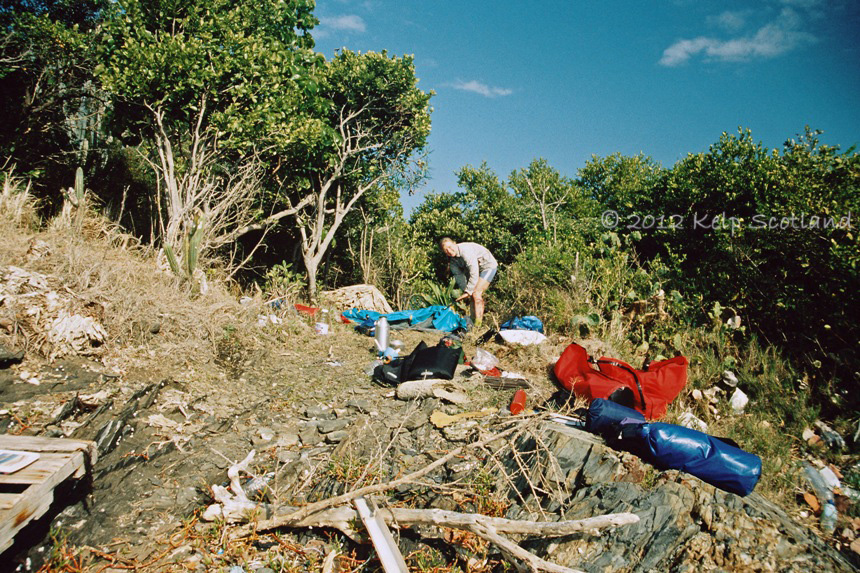Camp site, Great Thatch