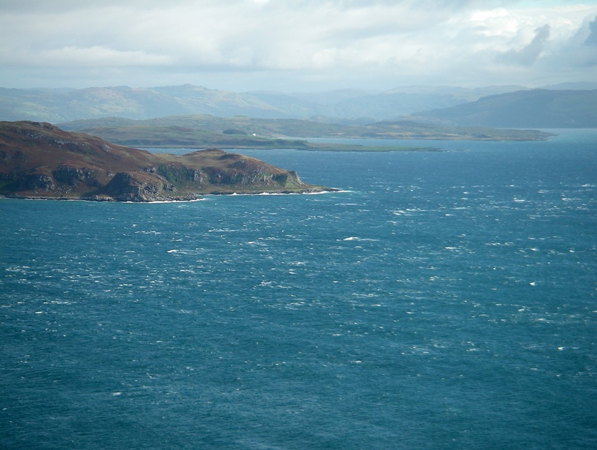Estern end of Gulf of Corryvreckan